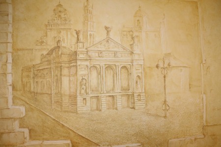 архітектура Львова (оперний театр , порохова вежа , церква св. Андрія , церква Успенська , собор св. Юри)