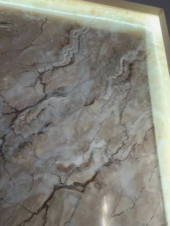 Художня венеціанська штукатурка, ефект мармуру